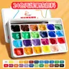 Tinta acrílica em gel Lereni 24 cores 30ml kit portátil estúdio de arte infantil dedicado pintura manual diy