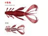 Yajie Pesca Señuelo Camarón Suave 10cm/10g Forma de Camarón Señuelo Suave Disponible en Ocho Colores para Pesca de Lubina