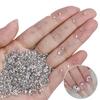 Decorações Pontiagudas para Unhas com Zircônia Mini Pequena Diamante Marquise Branco Diamante de Forma Irregular Decorações para Unhas Atacado