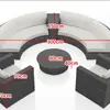Juego de Sofá de Ratán para Sala de Estar, Balcón de Apartamento Pequeño, Silla de Ratán de Ocio, Mesa de Café para Patio Exterior, Muebles Impermeables para Exteriores
