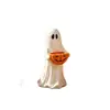 Decoración Creativa de Halloween de Resina Fantasma Calabaza para Patio Adornos Decorativos para el Hogar Jardín Decoraciones Exteriores para el Hogar