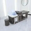 Comercio Exterior Cabezal de Acero Inoxidable Cama de Champú para Terapia Capilar Barbería Salón de Peluquería Salón de Belleza Circulación de Agua Fumigación Terapia de Masaje Tailandés