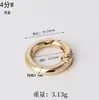 Em estoque liga de zinco argola de mola anel circular aberto acessórios de ferragem para bolsa fivela de mola de conexão para alça de ombro de bolsa