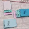 100K Mini Portátil Caderno Espiral Flip-Up Capa de PP Página Interna com Linha Horizontal Pequeno Manual Bolso Aba Livro de Calça Atacado 40 Folhas