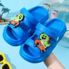Sandalias infantiles de doble tira con protección para los dedos