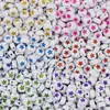Cuentas acrílicas de estrella de cinco puntas de 4*7mm, cuentas sueltas monocromáticas, pulsera de la amistad con cuentas, materiales hechos a mano, accesorios para joyería DIY