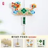 Kit de Materiales DIY Hechos a Mano para el Festival del Bote del Dragón para Colgar en la Puerta con Hojas de Ajenjo, Pequeño Adorno para Manija de Puerta, Decoración Colgante de Bolsita Decorativa