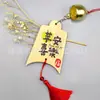 Etiqueta de Deseos de Bambú Carrillón de Viento Cartel Colgante Impresión Logo de Lugar Escénico Deseo de Bendición Templo Letrero a Mano Grabado Venta al por Mayor