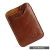 Bolsa para tarjetas de cuero de vaca con cabeza de elefante redonda pequeña bolsa para tarjetas productos buenos transfronterizos opciones de comercio exterior juego de tarjetas de cuero genuino juego de tarjetas de identificación tarjeta bancaria