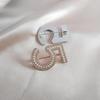 Xiao Xiang Feng Nº 5 Broche de Diamante Alfinete de Pérola Acessórios para Roupas Números Arábicos Broche Feminino Fábrica Atacado