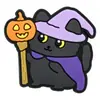 Decoraciones de zapatos de zueco de dibujos animados para Halloween, lindos dijes de zapato de goma blanda de gato negro y calabaza, accesorios decorativos DIY para zapatos de jardín en stock