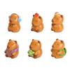 Populares Adornos de Nutria Marina y Capibara, Muñecos, Juguetes de Descompresión, Regalos de Cumpleaños para Niñas, Accesorios de Decoración para Micro-Paisajes
