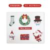 Nueva tarjeta de Navidad Papá Noel caja de regalo embalaje etiqueta decoración ramo de flores fila de pastel