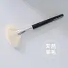 Herramientas Negras para el Cuidado de la Piel, Cepillo de Lana, Pasta Limpiadora, Limpiador Facial Espumoso, Cepillo Espumoso, Brocha para Mascarilla, Espátula, Bol