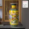 Vasos de Cerâmica Jingdezhen, Decorações para Casa, Arranjos de Flores, Móveis de Sala de Estar Estilo Chinês para TV, Prateleiras Antigas, Artesanato
