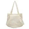 Bolsa Transversal de Veludo de Grande Capacidade, Bolsa Tote de Veludo, Bolsa para Aulas Particulares, Bolsa de Tecido de Ombro Único, Bolsa para Deslocamento de Estudante Universitário