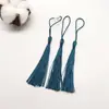 Nudo chino borla colgante oreja empaque adornos marcapáginas borla artesanía accesorios para el cabello caja de dulces