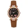Joyería Sencilla de Comercio Exterior, Reloj de Cuarzo Casual de Moda Versátil para Mujer con Set Listo para Usar al por Mayor
