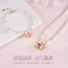 Tiro Real Caballo de Madera Mecedora Pulsera de Perlas de Agua Dulce para Mujer Plata de Ley S925 Nicho Elegante Gama Alta Esmalte Pulsera de Poni