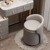 Banqueta de Maquiagem Estilo Nórdico Casa Luxo Leve Penteadeira Cadeira Famosa da Internet com Encosto para Meninas Quarto Fofo Simples Cadeira para Unhas