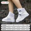 Funda impermeable para zapatos de mujer, antideslizante, de silicona, para días lluviosos, para botas de lluvia para niños y hombres, gruesa y resistente al desgaste.