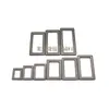 Hebillas Metálicas Rectangulares de Aleación de Zinc de Alta Gama al por Mayor para Bolsos, Accesorios de Ropa, Hebillas de Cinturón, Hebillas Rectangulares y Hebillas Ajustables
