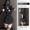 Xianyi Lencería Sexy Diablito Oscuro Halloween Pura Tentación Uniforme de Enfermera Tentación Nightclub Ropa Sexy para Mujer 8035