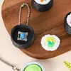 Llavero colgante bestseller transfronterizo impreso en 3D, figura de clicker para dedos de la serie de sushi individual, accesorio para mochila