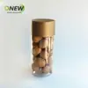 Pote Plástico de Boca Larga 1000ml Pote Selado para Doces e Salgadinhos Garrafa de Embalagem para Chá Aromatizado e Frutas Secas Pote para Embalagem de Nozes