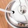 Cubo para té cubo para residuos de té cubo de basura de acero inoxidable mesa de té gran capacidad cubo de drenaje para té cubo de basura para separación de húmedos y secos