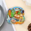 Ímã de Geladeira de Madeira de Guilin Personalizado 3D Estéreo Cola Cultural e Criativo Ímã de Sichuan Cidade Chinesa Criativa Comemoração de Turismo