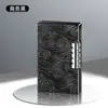 Encendedor Metálico de Alta Gama Langsheng Creativo Personalidad Tendencia Duradero Inflable de Alivio Tridimensional Llama Abierta para Hombre