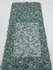Malla Tejido Brillante Vestido Formal de Color Multicolor Bordado con Lentejuelas Irregulares