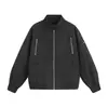 Jaqueta Masculina Tangkez Outono Novo Estilo Jaqueta de Baseball Masculina Casual Versátil Casaco com Gola Alta Masculino Atacado