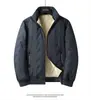 Conjunto de inverno masculino de três peças, atacado para vendas transfronteiriças: roupa de frio, jaqueta com gola alta, colete de pele de carneiro e roupa de frio tratada por ultrassom para homens