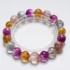 Melodías del Carril SurPulsera de Cristal Amarillo Torre de Cristal Natural para Mujer, Diseño de Moda, Pulsera de Lujo Ligero al por Mayor