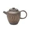 Tetera de Hierro Dorado Esmaltado Cerámica Hogar Oficina Retro Gres Filtro para Té Beber Té Creativo Tetera Individual Set de Té Kung Fu