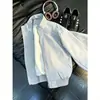 Jaqueta bomber estilo patchwork cinza claro estilo americano para homens, adequada para primavera e outono, jaqueta baseball cleanfit, estilosa e legal, com design de ombro reto, peça de outer wear estilo workwear