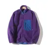 Jaqueta BT Alternativa de Lã de Cordeiro com Gola Alta Clássica Retrô Esportiva ao Ar Livre Jaqueta de Lã Estilo Casal Roupa de Fora Quente Nova