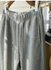 ¡Un par para todo el invierno! Pantalones casuales gruesos, versátiles y forrados de polar con cintura elástica, corte holgado, pierna recta y diseño de pierna ancha, adecuados para deportes y uso diario en otoño e invierno.
