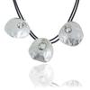 Collar corto de Amazon, estilo europeo y americano, con personalidad exagerada, a la moda, con disco geométrico a juego y colgante de diamante, cadena de clavícula de aleación para mujer.