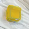 Bolsa de tofu de color transfronterizo de comercio exterior, bolsa de almacenamiento de cosméticos de malla ultraligera, bolsa de lavado de malla de dopamina de gran capacidad