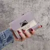 Nueva Cartera Pequeña de Gato para Mujer Corta Versión Coreana Linda Pequeña Fresca Estudiante Damas Color de Contraste 70% de descuento Cartera Apilable Mayoreo