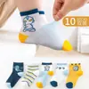 Calcetines finos de primavera y verano para niños, calcetines de barco transpirables de dibujos animados, calcetines de tubo de malla para niños y niñas, tallas grande, mediana y pequeña, fabricantes