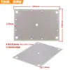Placa de cruce de lámina de cobre gruesa de 1.6MM 120*180, placa de circuito de fibra de vidrio, placa perforada, placa PCB, accesorios DIY de audio