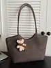 Cross2026 Outono Nova Bolsa Simples Popular Estilosa Bolsa de Ombro de Nicho Bolsa Tote Chic de Grande Capacidade