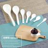 Pure White Ceramic Spoon Creative Ceramic Stir Long Handle Coffee Spoon Tempero Colher Pequena Colher Sopa Colher Pequena Colher de Arroz