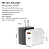 Cargador Pd20W es Adecuado para Cargador Apple 16 Samsung Carga Rápida 20W Estándar de EE. UU. Set de Carga Apple Fuente de Fábrica