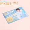 Tarjeta Transparente de PVC de Celebridad Zhang Yuanying, Kim Jennie, Yu Shuxin, Ning Yizhuo Colgante de Tarjeta Láser Acrílico Periférico