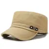 Sombreros de Primavera y Otoño para Hombre para Viajes al Aire Libre, Caminar, Pescar, Sombreros de Copa Plana, Modernos, Sencillos, Versátiles, Sombreros de Sol Ajustables